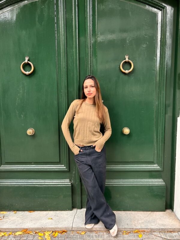 Sweater Carolina verde oliva - Imagen 2