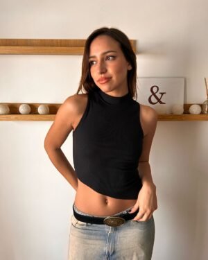 Top Scott polera black