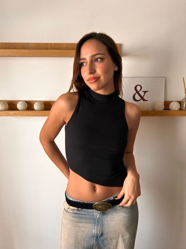 Top Scott polera black