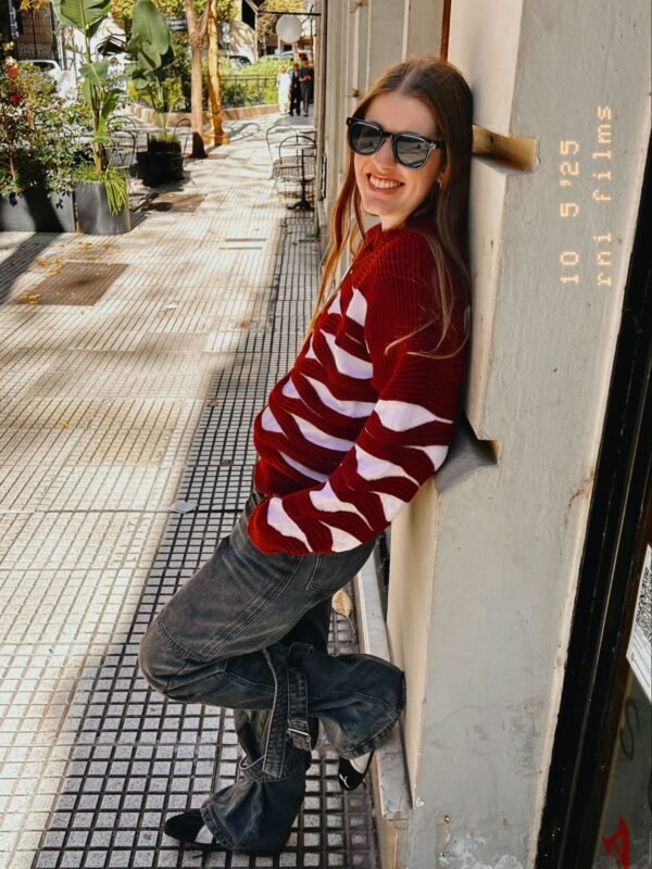 Sweater Pandora bordeaux - Imagen 2